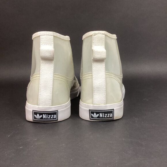 Adidas Nizza High Translucent Tint - Women's Sz 8 - Cloud White Sneakers- FW9940 - Picture 3 of 13